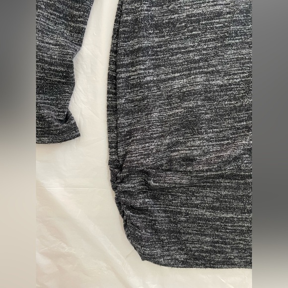 Thyme Maternity long sleeve nursing tunic, dark grey, Size S - Picture 4 of 5